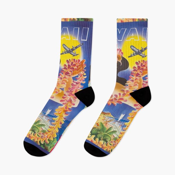 Item preview, Vintage Hawaii Poster designed and sold by vintagetraveler.