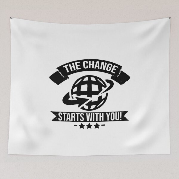 Item preview, The change starts with you designed and sold by Cutebutfunny.