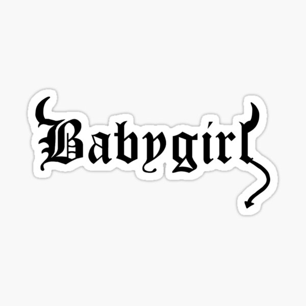 diablita bebe Pegatina