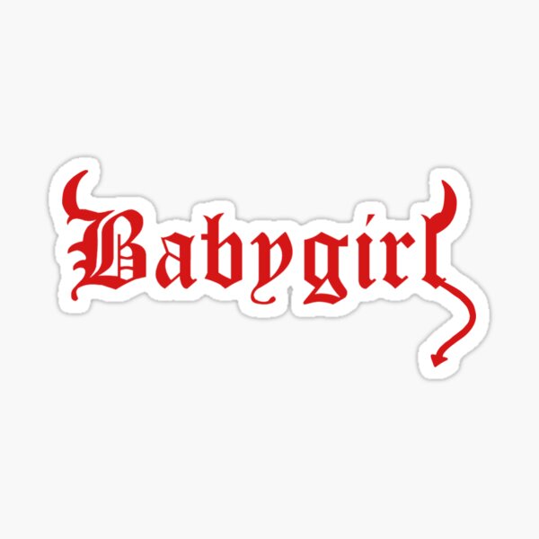 diablo babygirl Pegatina