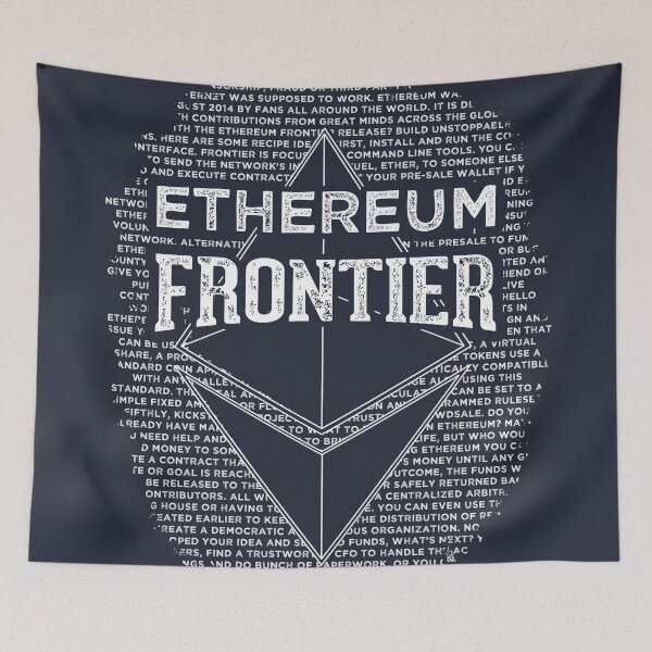 Item preview, Ethereum Frontier (base azul) designed and sold by Andrea Beloque.