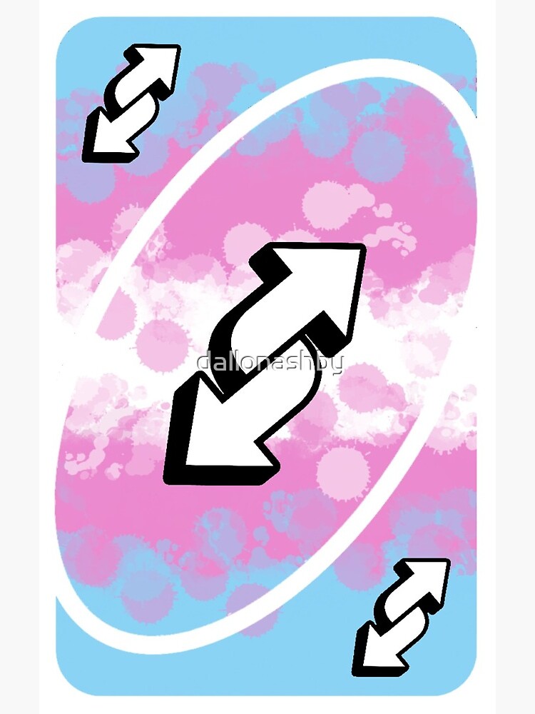 demigirl pride uno reverse card | Greeting Card