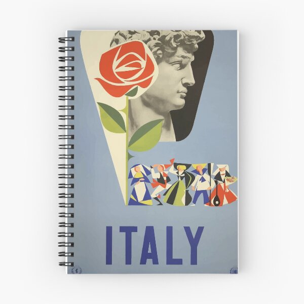 Item preview, Vintage Italy Poster designed and sold by vintagetraveler.