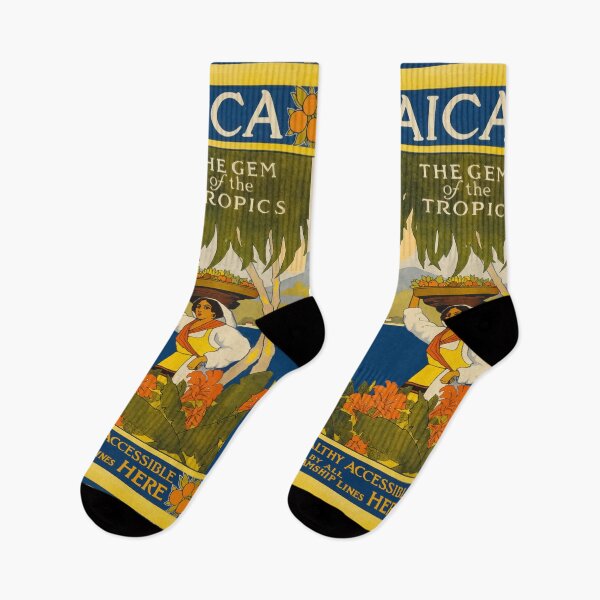 Item preview, Vintage Jamaica Poster designed and sold by vintagetraveler.