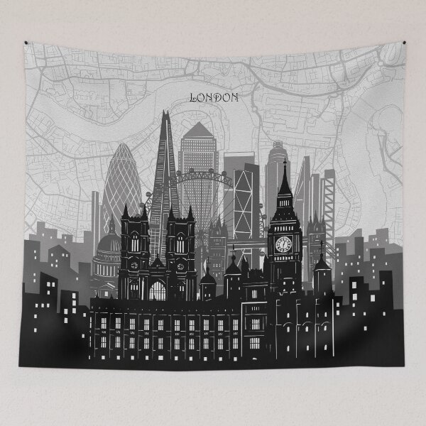 Item preview, london skyline designed and sold by BekimART2.