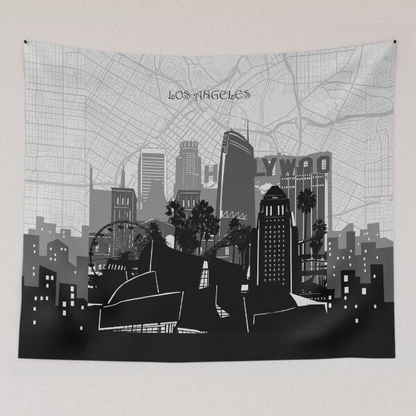 Item preview, los angeles skyline designed and sold by BekimART2.