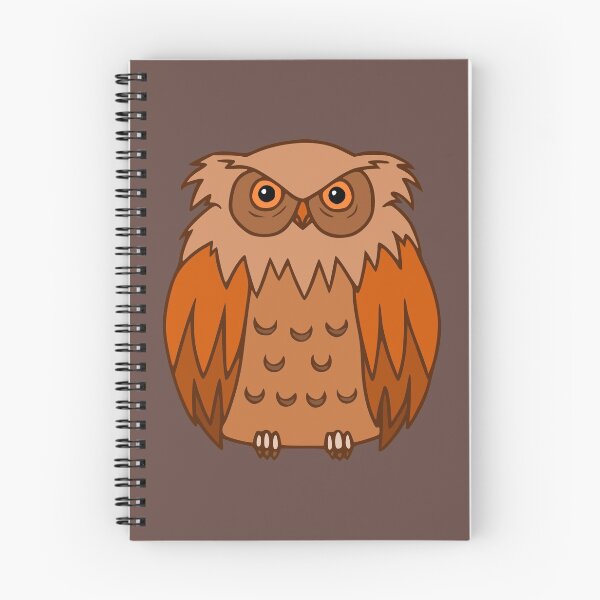 Item preview, Orange and Brown Owl designed and sold by ZendettaSama.