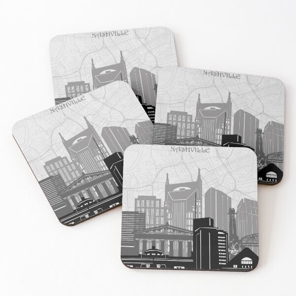 Item preview, nashville skyline designed and sold by BekimART2.