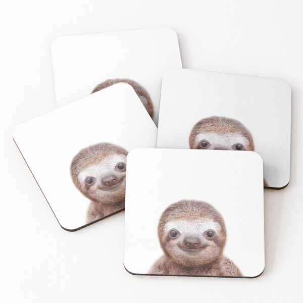 Item preview, Baby Sloth Animals Art by Zouzounio Art designed and sold by zouzounioart.