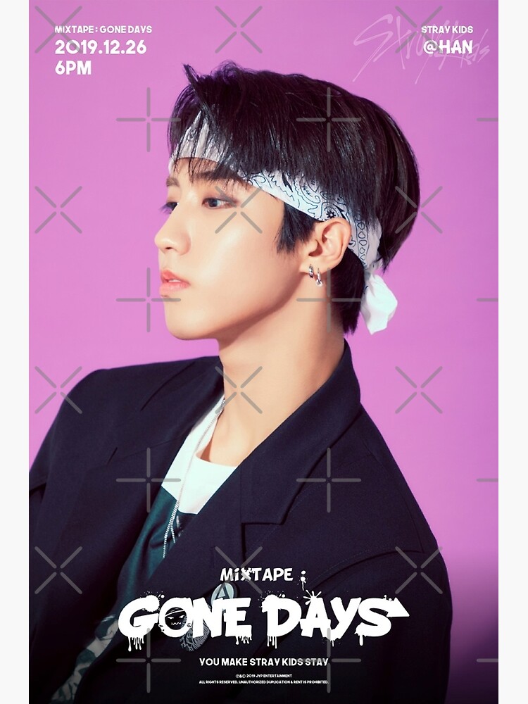 Póster «Han Jisung Stray Kids Mixtape 'Gone Days' 스트레이 키즈» de Michiyo