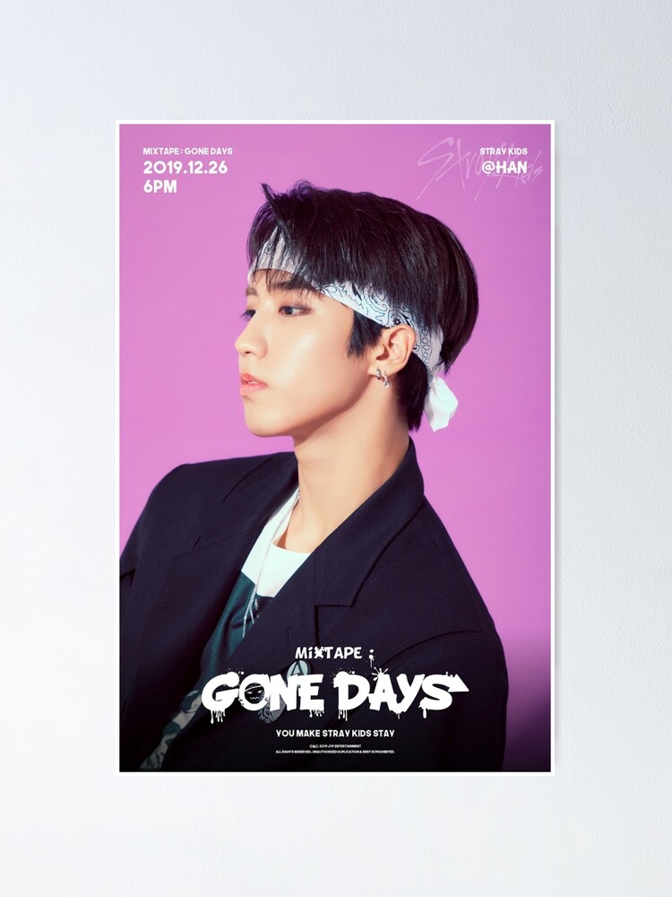 Póster «Han Jisung Stray Kids Mixtape 'Gone Days' 스트레이 키즈» de Michiyo