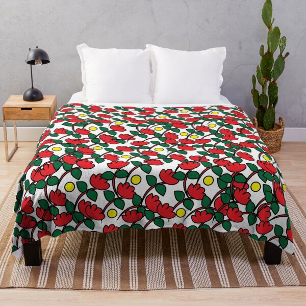 Item preview, Red Flowers  designed and sold by Nisha Prabhu.