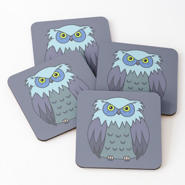 Item preview, Grey and Blue Owl designed and sold by ZendettaSama.