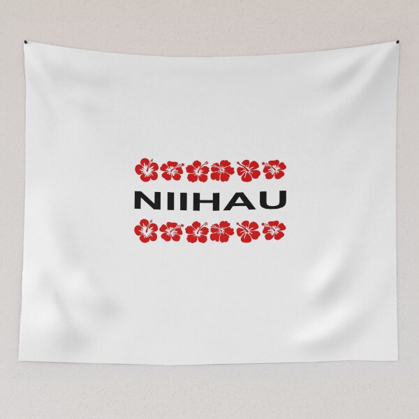 Item preview, Niihau Red Flower Bands Light-Color designed and sold by TinyStarAmerica.
