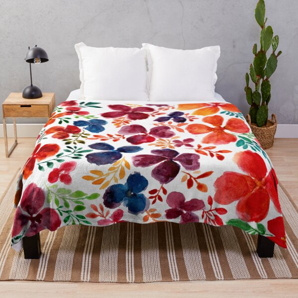Item preview, WATERCOLOR FLOWERS WITH VIBRANT COLORS FOR GIRLS designed and sold by HAIFAHARIS.
