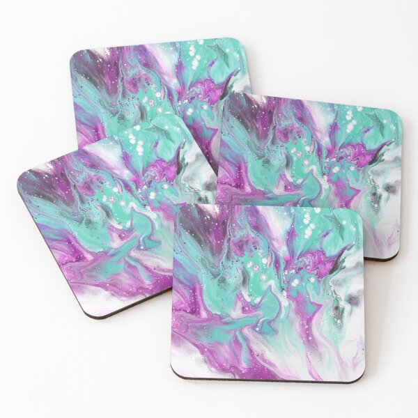 Item preview, Colorful watercolor space marble designed and sold by augustinet.