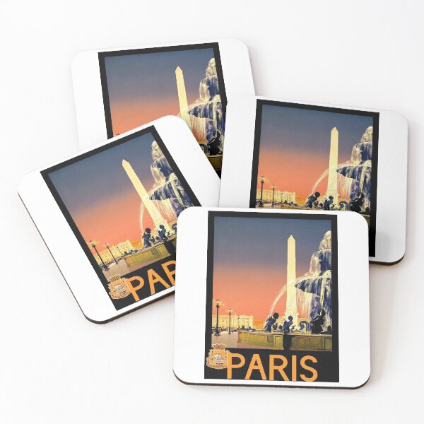 Item preview, Vintage Paris Poster designed and sold by vintagetraveler.