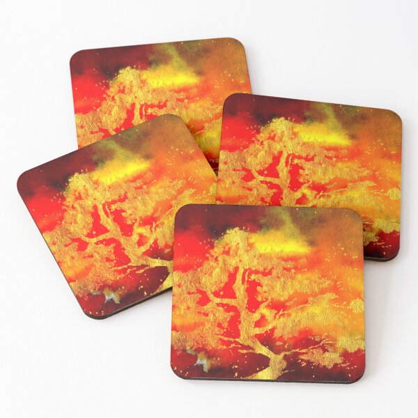 Item preview, Golden Tree in Flames designed and sold by Sebastian Grafmann.