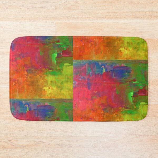 Item preview, Abstract rainbow painting designed and sold by EmilyCBowdenArt.