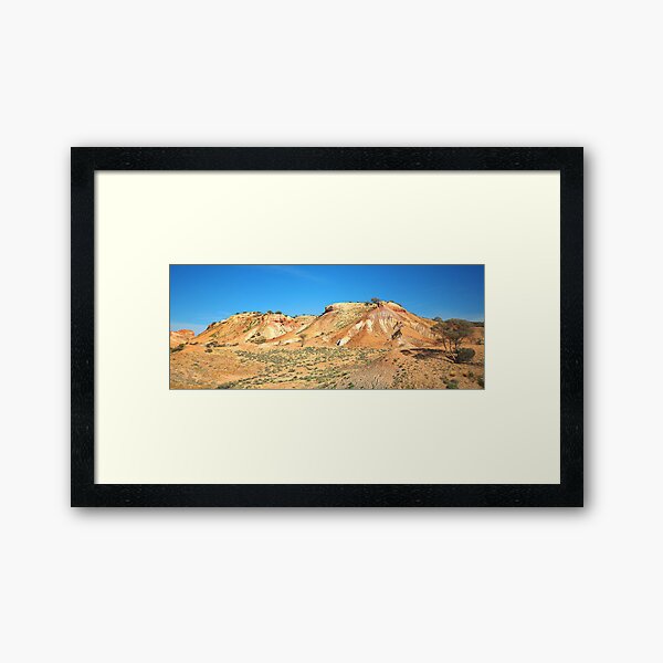 Painted Desert Hills Framed Art Print
