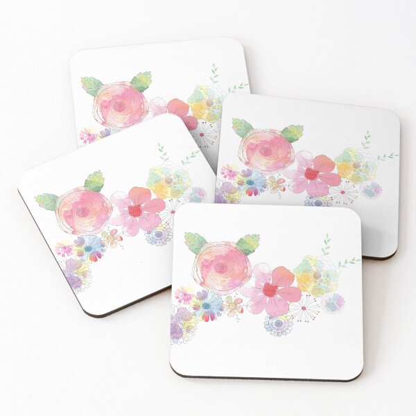 Item preview, Aquarel flowers estetics garden florist designed and sold by Moonlight2020.