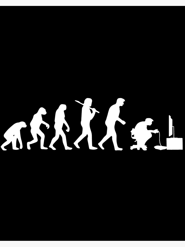Evolution Gamer Perfect For All Gamers And Nerds Gamers Gamers Gamers Art Board Print By Homeinvestor Redbubble