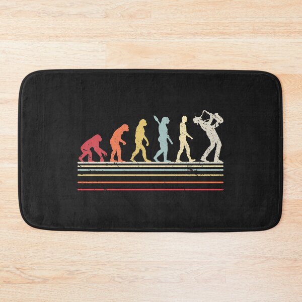 Item preview, Funny Saxophone Graphic. Retro Vintage Evolution Of Man Print designed and sold by PackAPunch.