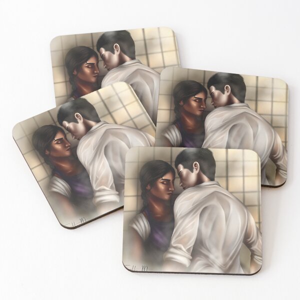 Item preview, Inej and Kaz designed and sold by cynthiamonica.
