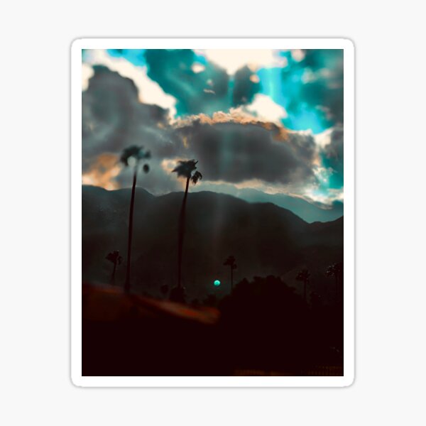 "Psalms Trees: 46 1-3" | Photograph by Nicholas Brendon Sticker
