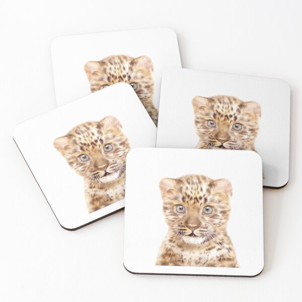 Item preview, Baby Leopard Animals Art by Zouzounio Art designed and sold by zouzounioart.