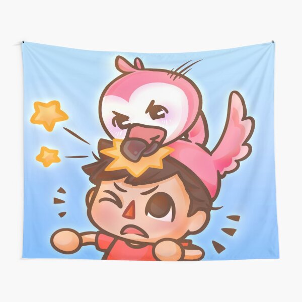 Flamingo Merch Tapestry