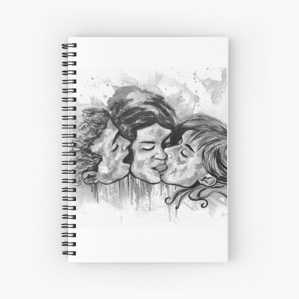 LOVE 3 b&w - Erotic Art Illustration Threesome Sex Sexual Love Lovers  Relationship Couple Mature