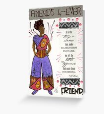Friends 4-EVER Greeting Card