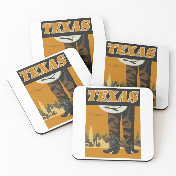 Item preview, Vintage Texas Poster designed and sold by vintagetraveler.