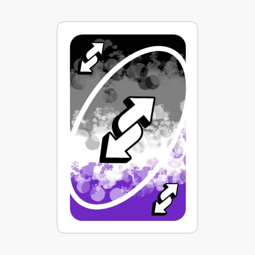 demigirl pride uno reverse card | Greeting Card