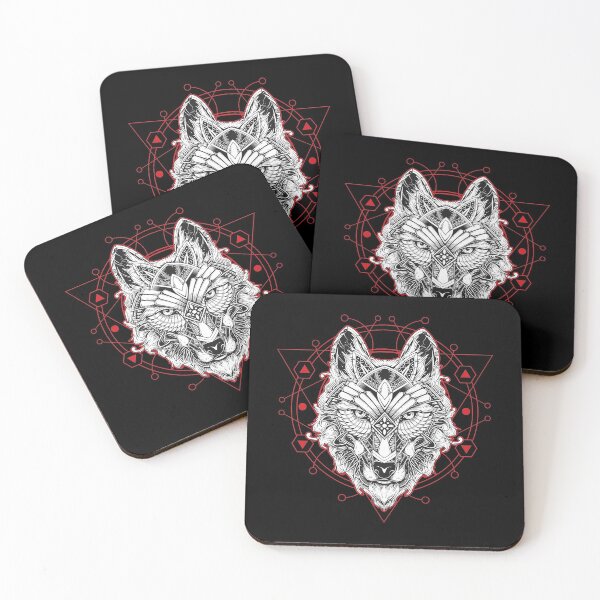 Artikelvorschau, Wolf Geometrisch Sacred. entworfen und verkauft von emphatic.