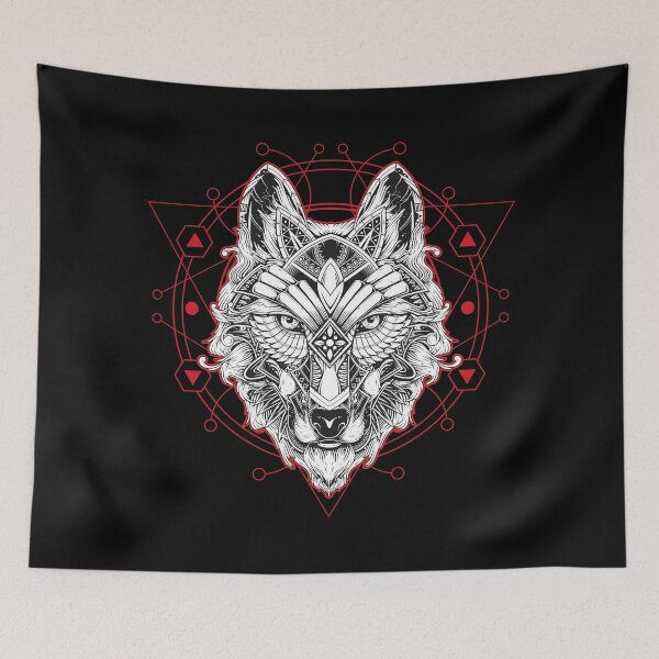 Artikelvorschau, Wolf Geometrisch Sacred. entworfen und verkauft von emphatic.