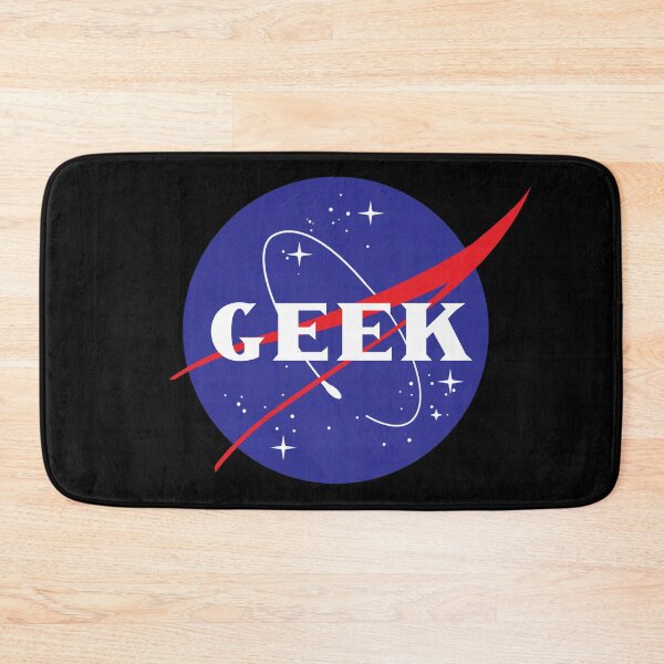 Item preview, Funny Geek Nasa Logo Parody designed and sold by ELKaito.