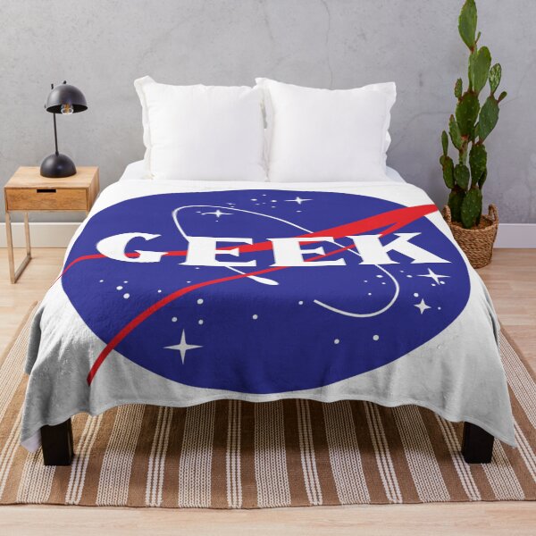 Item preview, Funny Geek Nasa Logo Parody designed and sold by ELKaito.