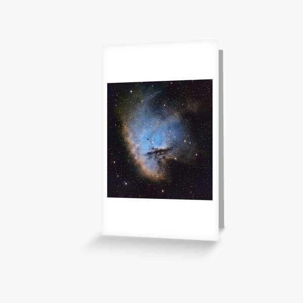 Pacman Nebula Greeting Card