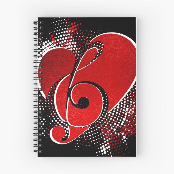 Item preview, Beautiful Musical Heart T-shirt designed and sold by lucidfrog.