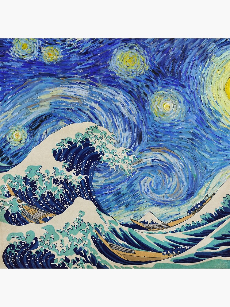 "The Great Wave - Van Gogh " Poster by creativewrld | Redbubble