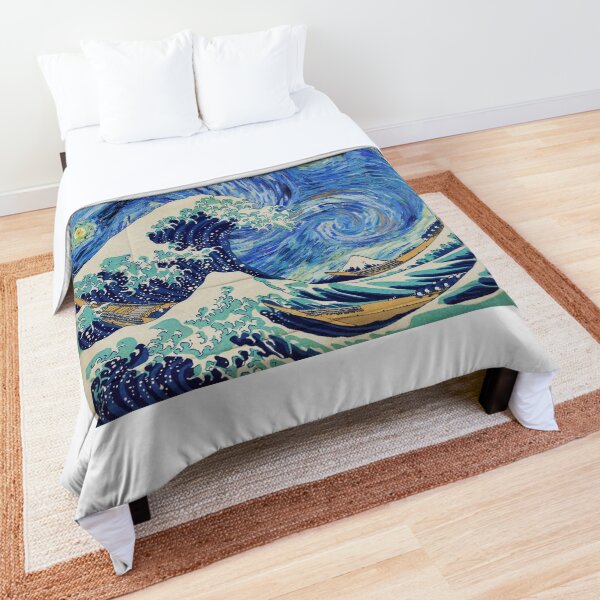 Artikel-Vorschau von Die große Welle von Kanagawa - Van Gogh, designt und verkauft von creativewrld.