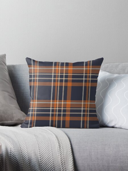 Item preview, Blue, Tan and Orange Plaid Pattern designed and sold by BigAl3D.