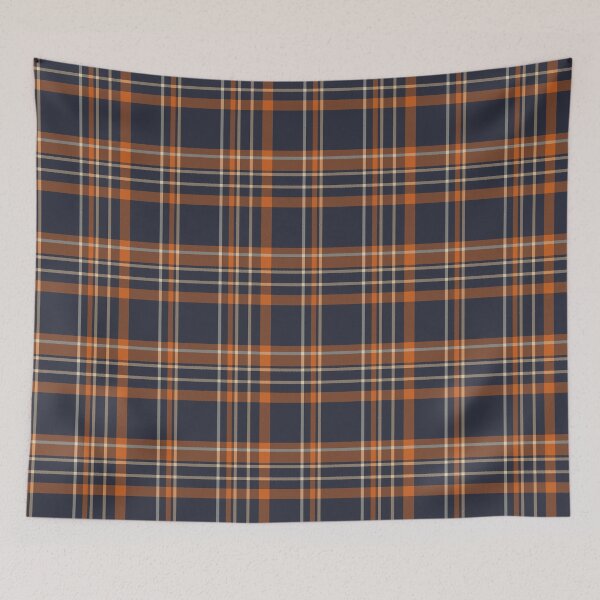Item preview, Blue, Tan and Orange Plaid Pattern designed and sold by BigAl3D.