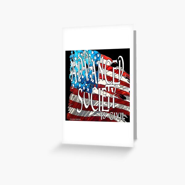 Advanced Society Greeting Card
