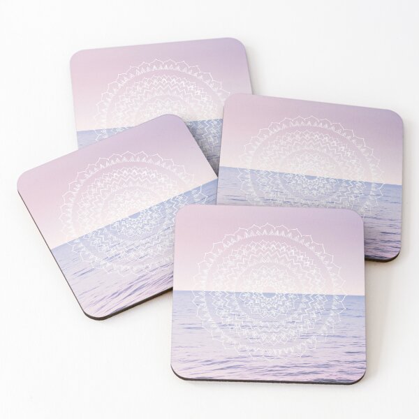 Item preview, Blissful Ocean Dream Mandala #1 #pastel #wall #decor #art  designed and sold by Anita's & Bella's Art.