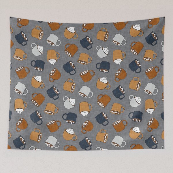 Item preview, Hot Cocoa - Hot chocolate (grey) designed and sold by littlearrow.