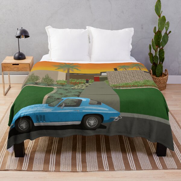Item preview, Mid Century Modern House with Vintage Car designed and sold by jenbucheli.