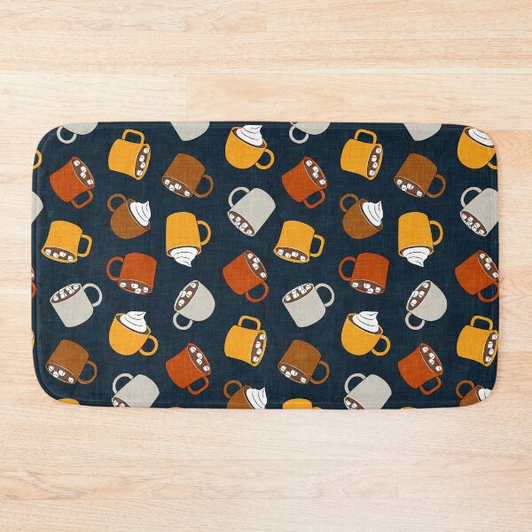 Item preview, Hot Cocoa - Hot chocolate (navy) designed and sold by littlearrow.